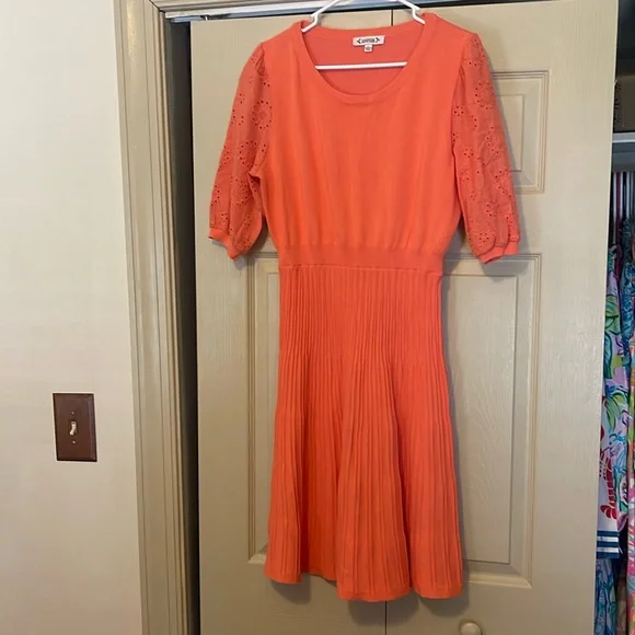 nanette lepore orange dress Nanette Lepore